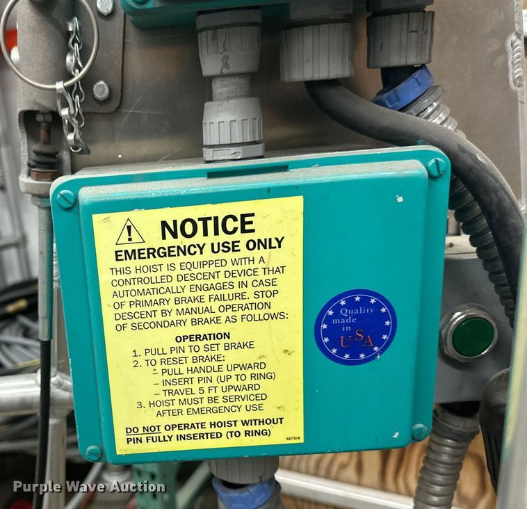 image for item EB2851 (2) Spider ST-180-5 platform system suspended scaffolding 