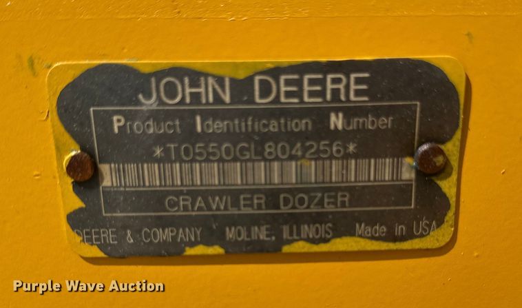 image for item EB2892 1994 John Deere 550G dozer