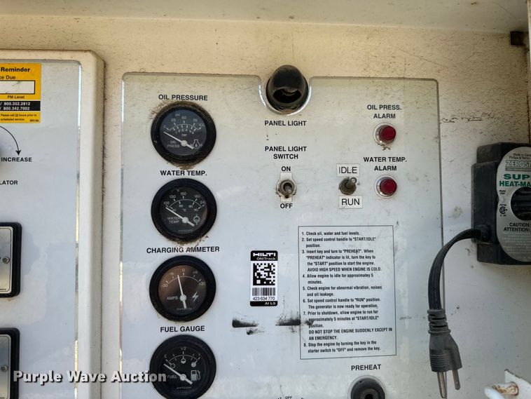 image for item EB2898 2002 MQ Whisper Watt DCA-45SSIUII generator