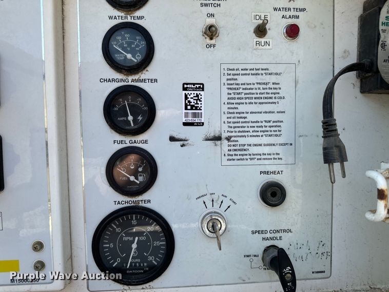 image for item EB2898 2002 MQ Whisper Watt DCA-45SSIUII generator