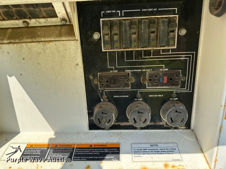 image for item EB2898 2002 MQ Whisper Watt DCA-45SSIUII generator