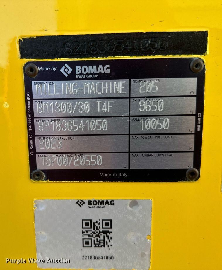 image for item EB2938 2023 Bomag BM1300/30 milling machine