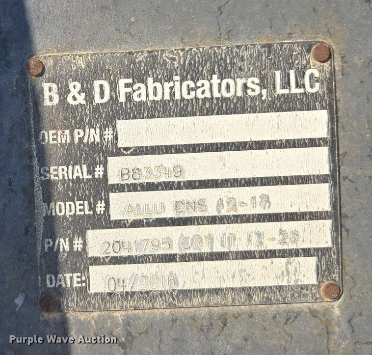 image for item EC1119 2015 Allu DN 2-17 screening bucket