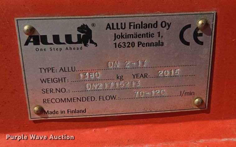 image for item EC1119 2015 Allu DN 2-17 screening bucket