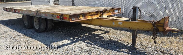 image for item EC1120 1984 Zieman tilt deck utility trailer