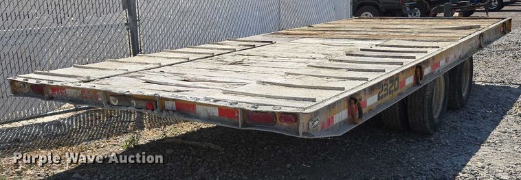image for item EC1120 1984 Zieman tilt deck utility trailer
