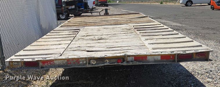 image for item EC1120 1984 Zieman tilt deck utility trailer