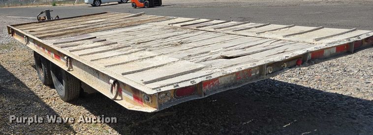 image for item EC1120 1984 Zieman tilt deck utility trailer