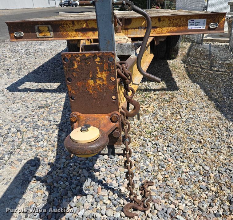 image for item EC1120 1984 Zieman tilt deck utility trailer