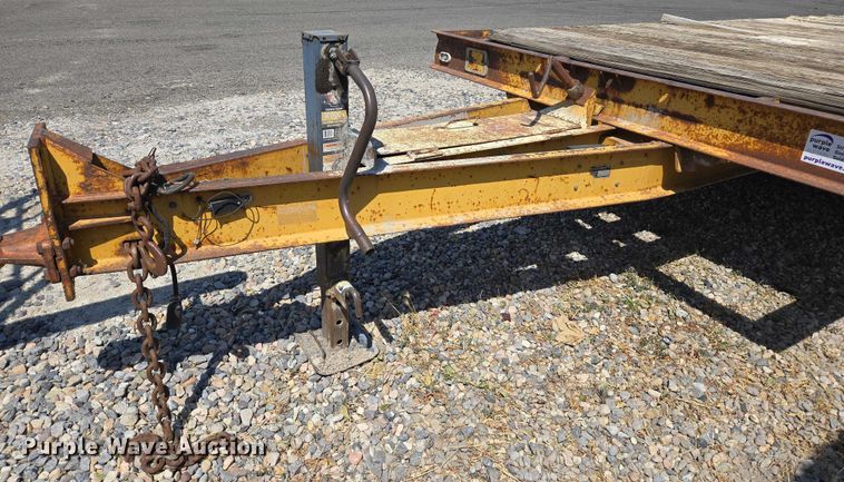 image for item EC1120 1984 Zieman tilt deck utility trailer