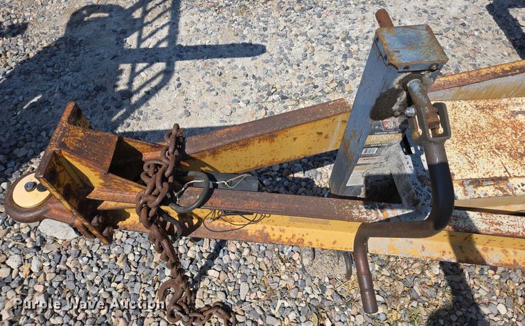 image for item EC1120 1984 Zieman tilt deck utility trailer