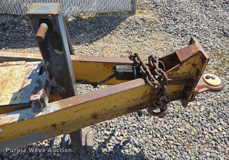 image for item EC1120 1984 Zieman tilt deck utility trailer