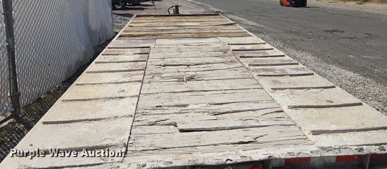 image for item EC1120 1984 Zieman tilt deck utility trailer