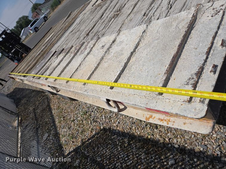 image for item EC1120 1984 Zieman tilt deck utility trailer