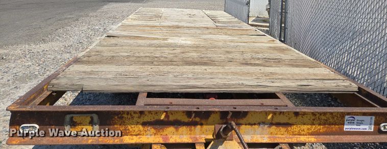 image for item EC1120 1984 Zieman tilt deck utility trailer