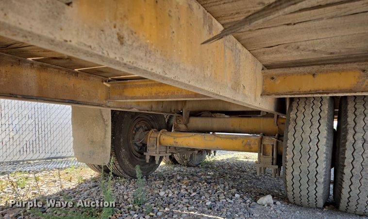 image for item EC1120 1984 Zieman tilt deck utility trailer