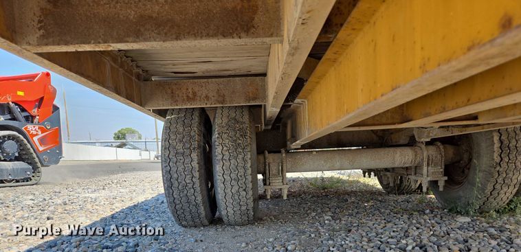 image for item EC1120 1984 Zieman tilt deck utility trailer