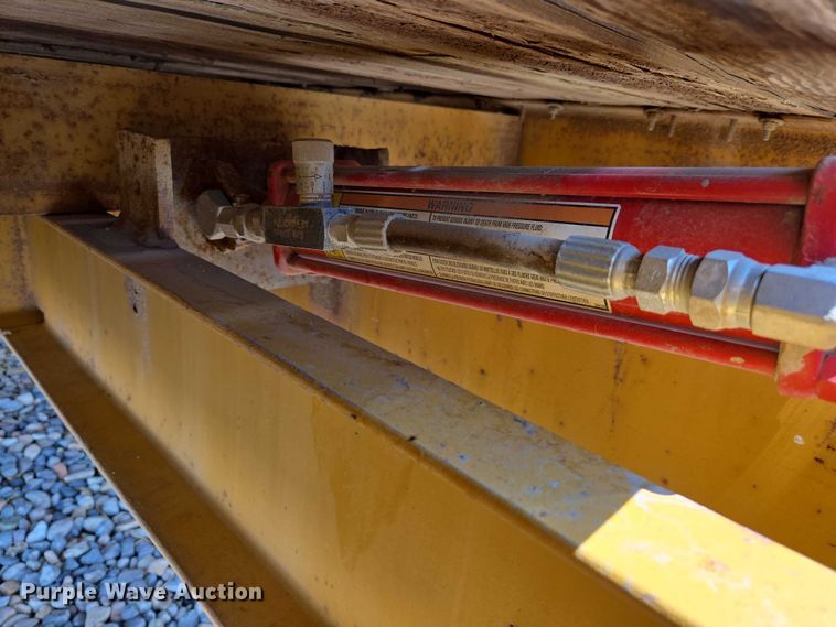 image for item EC1120 1984 Zieman tilt deck utility trailer