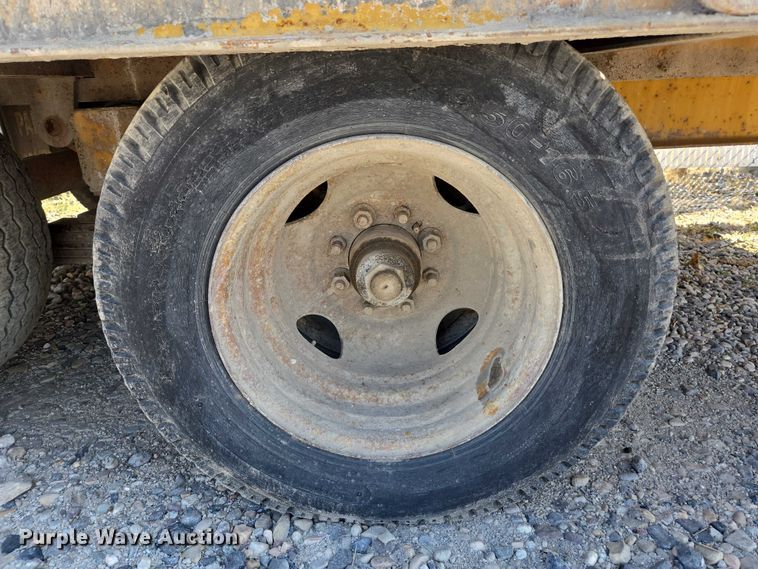 image for item EC1120 1984 Zieman tilt deck utility trailer