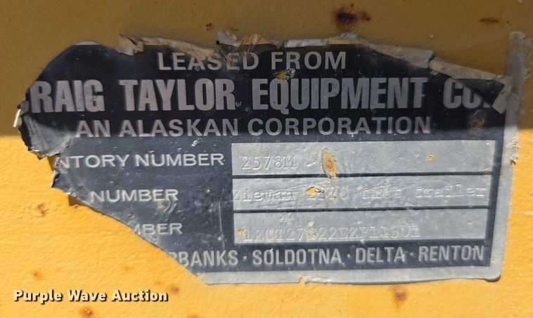 image for item EC1120 1984 Zieman tilt deck utility trailer