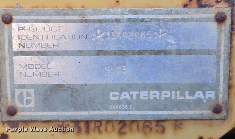 image for item EC1139 1984 Caterpillar 950B wheel loader