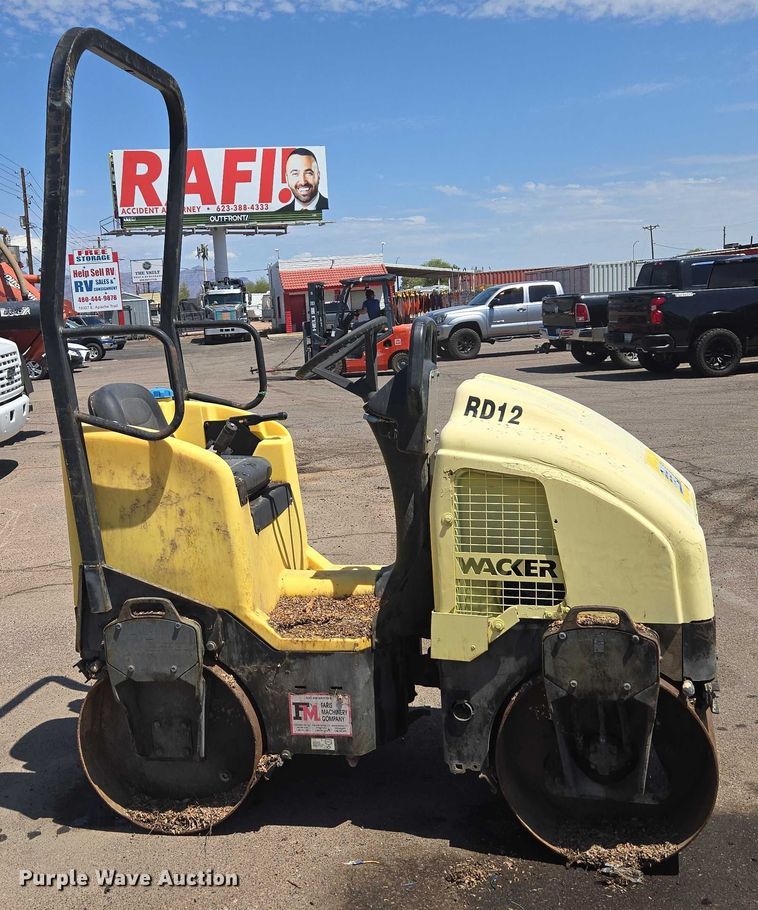 image for item EC3755 Wacker Neuson RD12 double drum vibratory roller