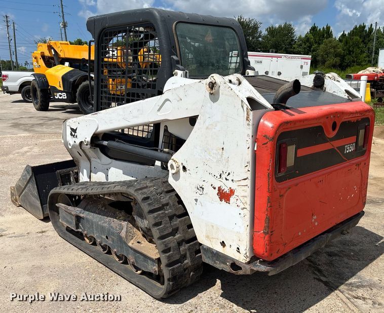 image for item EC3767 2018 Bobcat T550 tracked skid steer loader