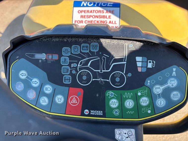 image for item EC3768 2017 Wacker  Neuson RD18 double drum vibratory roller