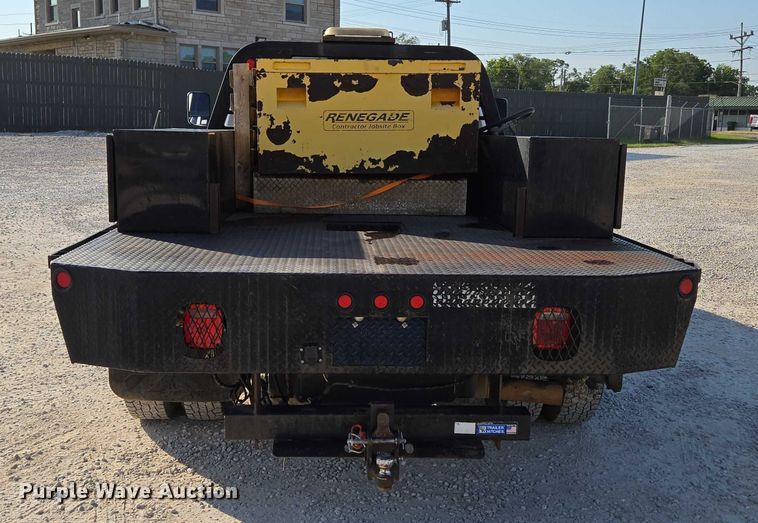 image for item ED2170 2015 Dodge Ram 3500 Crew Cab flatbed pickup truck