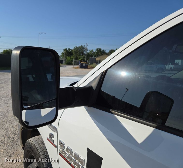 image for item ED2170 2015 Dodge Ram 3500 Crew Cab flatbed pickup truck