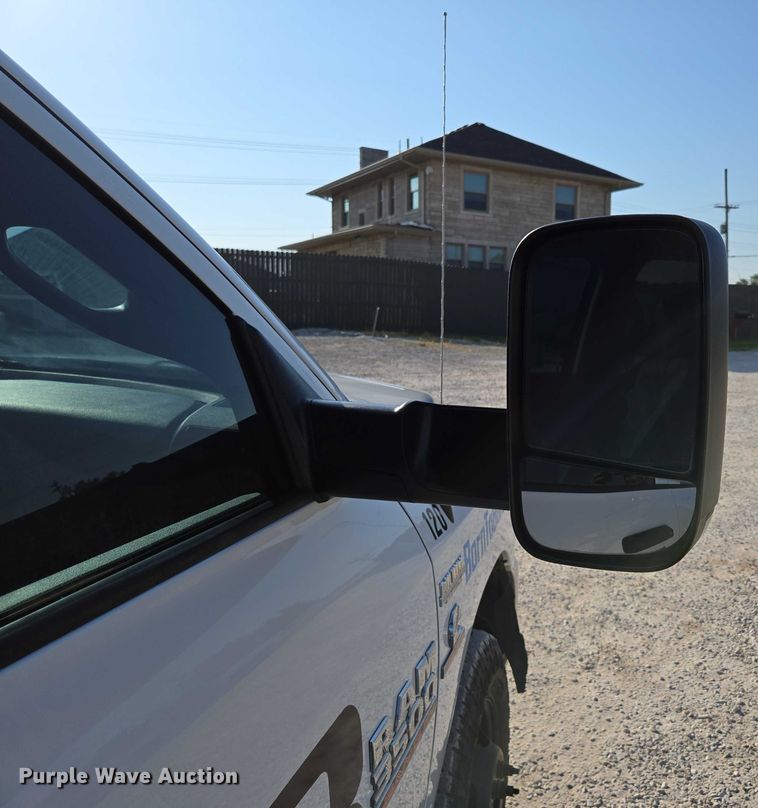 image for item ED2170 2015 Dodge Ram 3500 Crew Cab flatbed pickup truck