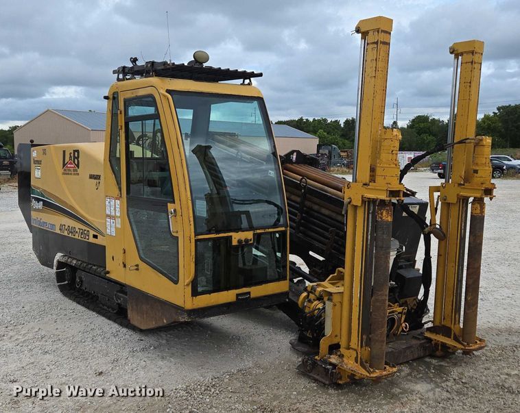 image for item ED2171 2016 Vermeer D24X40III directional boring unit with 2015 Ford F650 flatbed truck and 2021 Norstar equipment trailer
