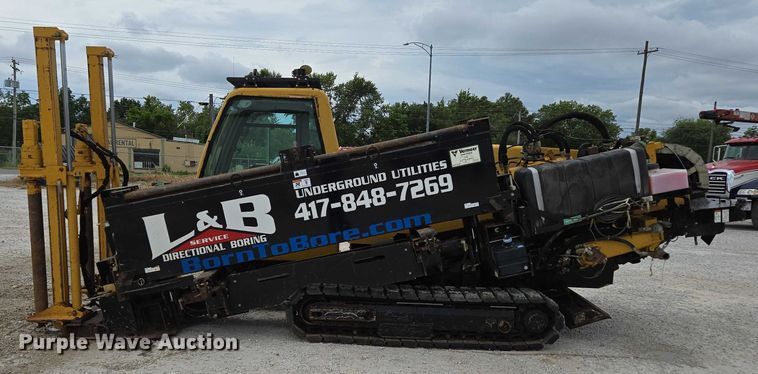 image for item ED2171 2016 Vermeer D24X40III directional boring unit with 2015 Ford F650 flatbed truck and 2021 Norstar equipment trailer