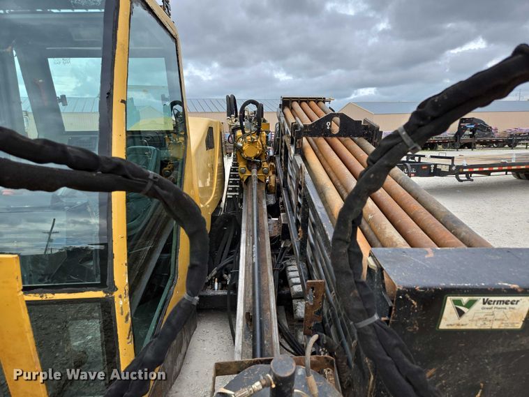 image for item ED2171 2016 Vermeer D24X40III directional boring unit with 2015 Ford F650 flatbed truck and 2021 Norstar equipment trailer