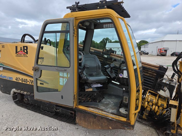 image for item ED2171 2016 Vermeer D24X40III directional boring unit with 2015 Ford F650 flatbed truck and 2021 Norstar equipment trailer