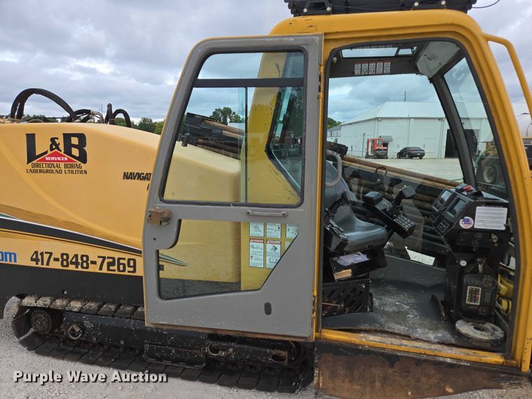 image for item ED2171 2016 Vermeer D24X40III directional boring unit with 2015 Ford F650 flatbed truck and 2021 Norstar equipment trailer