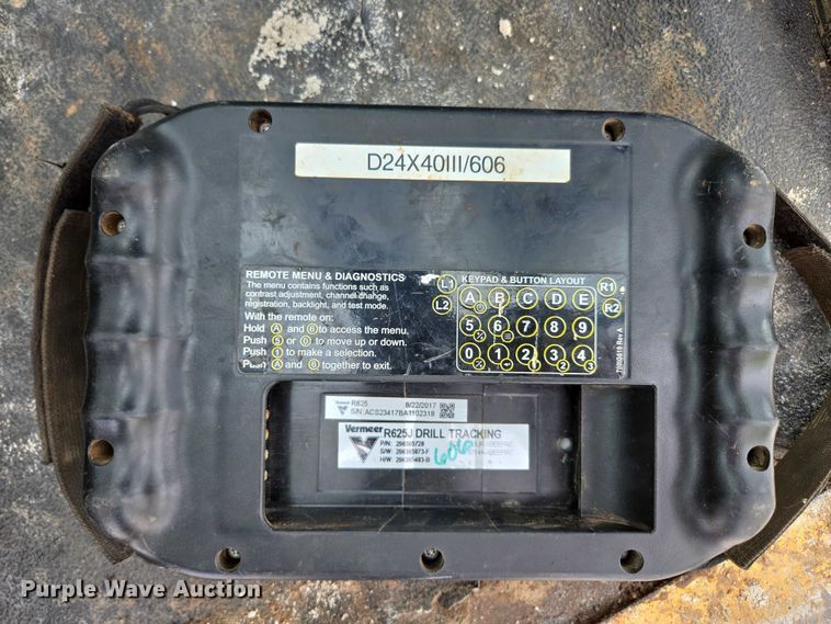 image for item ED2171 2016 Vermeer D24X40III directional boring unit with 2015 Ford F650 flatbed truck and 2021 Norstar equipment trailer