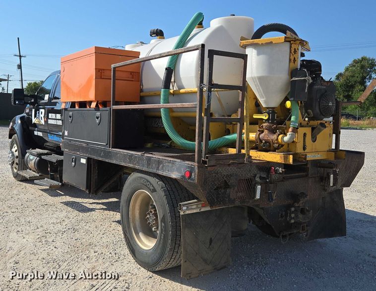 image for item ED2171 2016 Vermeer D24X40III directional boring unit with 2015 Ford F650 flatbed truck and 2021 Norstar equipment trailer