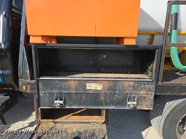 image for item ED2171 2016 Vermeer D24X40III directional boring unit with 2015 Ford F650 flatbed truck and 2021 Norstar equipment trailer