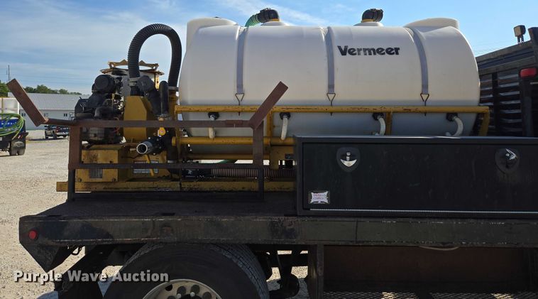 image for item ED2171 2016 Vermeer D24X40III directional boring unit with 2015 Ford F650 flatbed truck and 2021 Norstar equipment trailer
