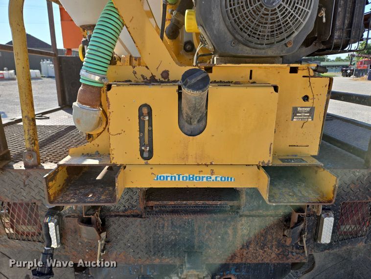 image for item ED2171 2016 Vermeer D24X40III directional boring unit with 2015 Ford F650 flatbed truck and 2021 Norstar equipment trailer