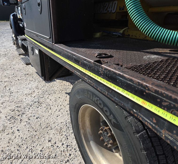 image for item ED2171 2016 Vermeer D24X40III directional boring unit with 2015 Ford F650 flatbed truck and 2021 Norstar equipment trailer