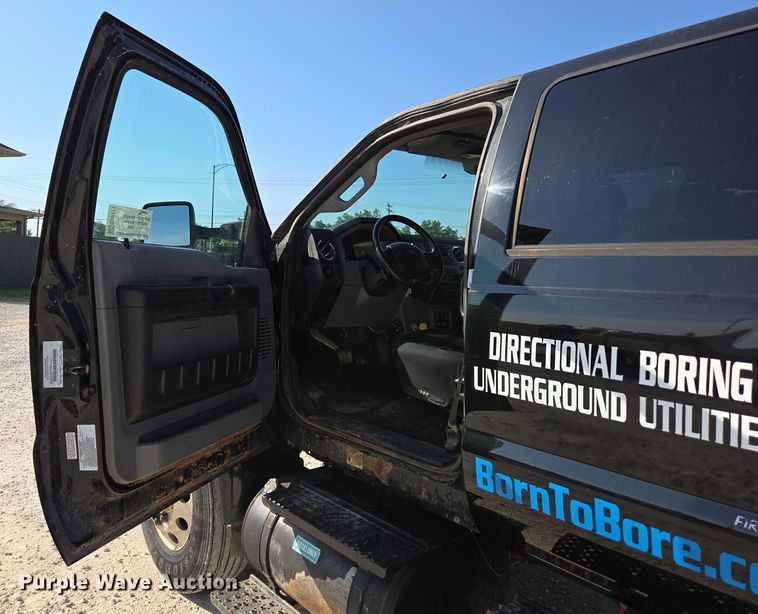 image for item ED2171 2016 Vermeer D24X40III directional boring unit with 2015 Ford F650 flatbed truck and 2021 Norstar equipment trailer