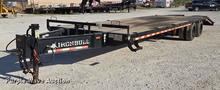image for item ED2171 2016 Vermeer D24X40III directional boring unit with 2015 Ford F650 flatbed truck and 2021 Norstar equipment trailer