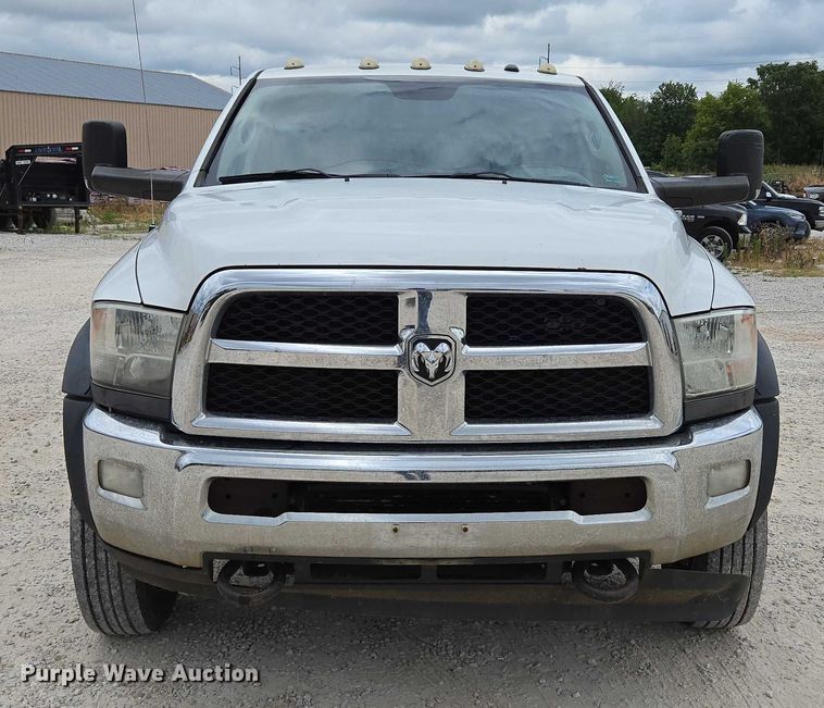 image for item ED2175 2015 Dodge Ram 4500 Crew Cab flatbed truck