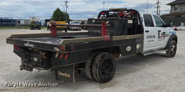 image for item ED2175 2015 Dodge Ram 4500 Crew Cab flatbed truck