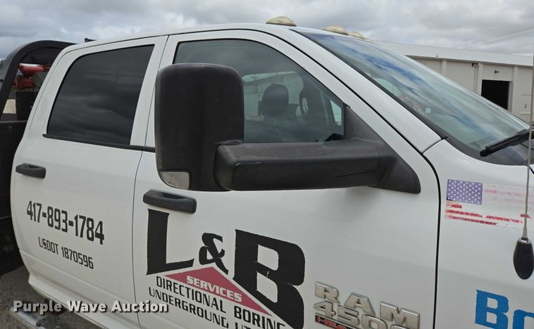 image for item ED2175 2015 Dodge Ram 4500 Crew Cab flatbed truck