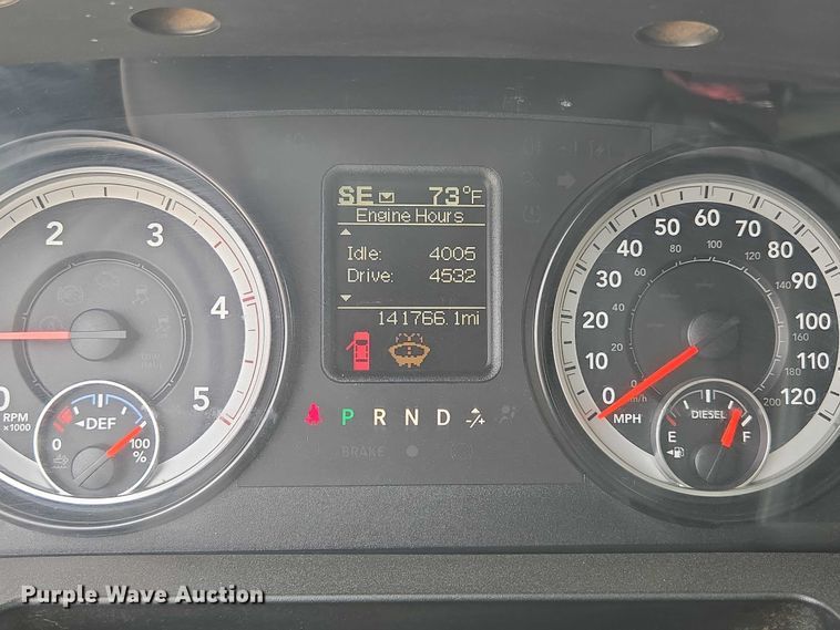 image for item ED2175 2015 Dodge Ram 4500 Crew Cab flatbed truck