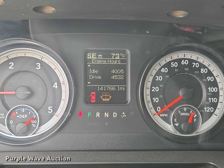 image for item ED2175 2015 Dodge Ram 4500 Crew Cab flatbed truck