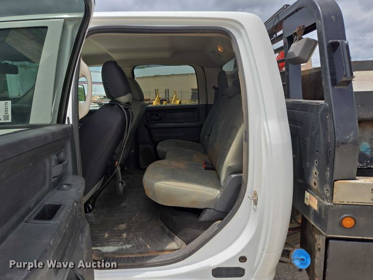 image for item ED2175 2015 Dodge Ram 4500 Crew Cab flatbed truck